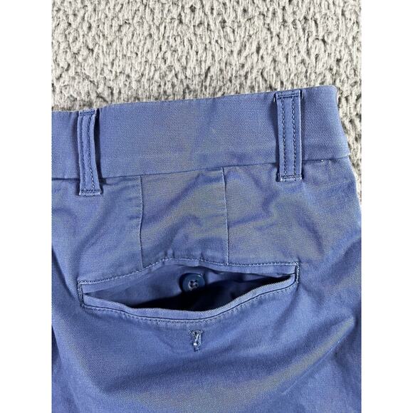 Rowm Chino Pants Men 32x28 Straight Leg Preppy Office Work Nautical Minimalist - Picture 8 of 9